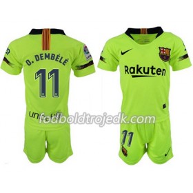 FC Barcelona D.DEMBELE 11 Børn Udebane 2018/19 - Fodboldtrøjer(S/S)